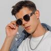 Metal Frame Sunglasses Men Women Luxury Polygon Punk Brand Designer Sun Glasses Male Retro Mirror Eyewear Steampunk
