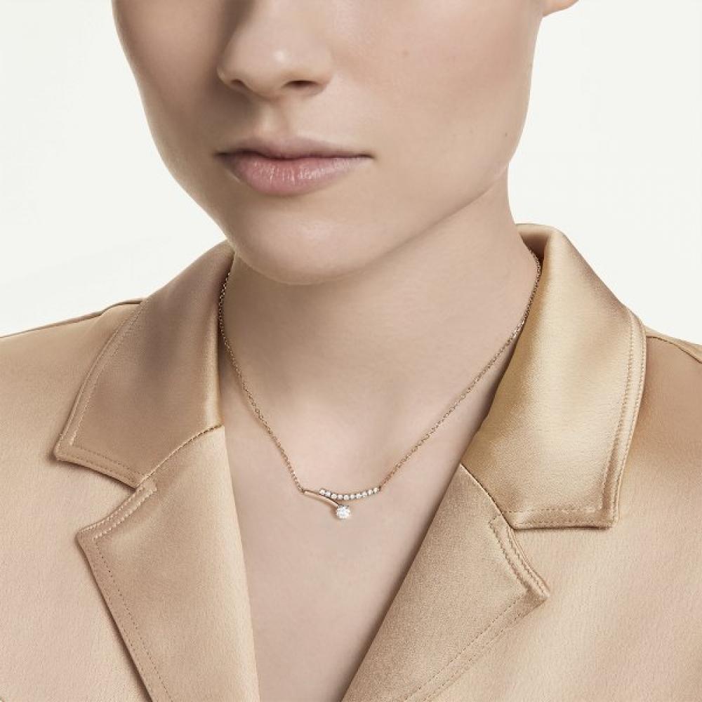 Swarovski Rose Gold Tone Necklace 5763823