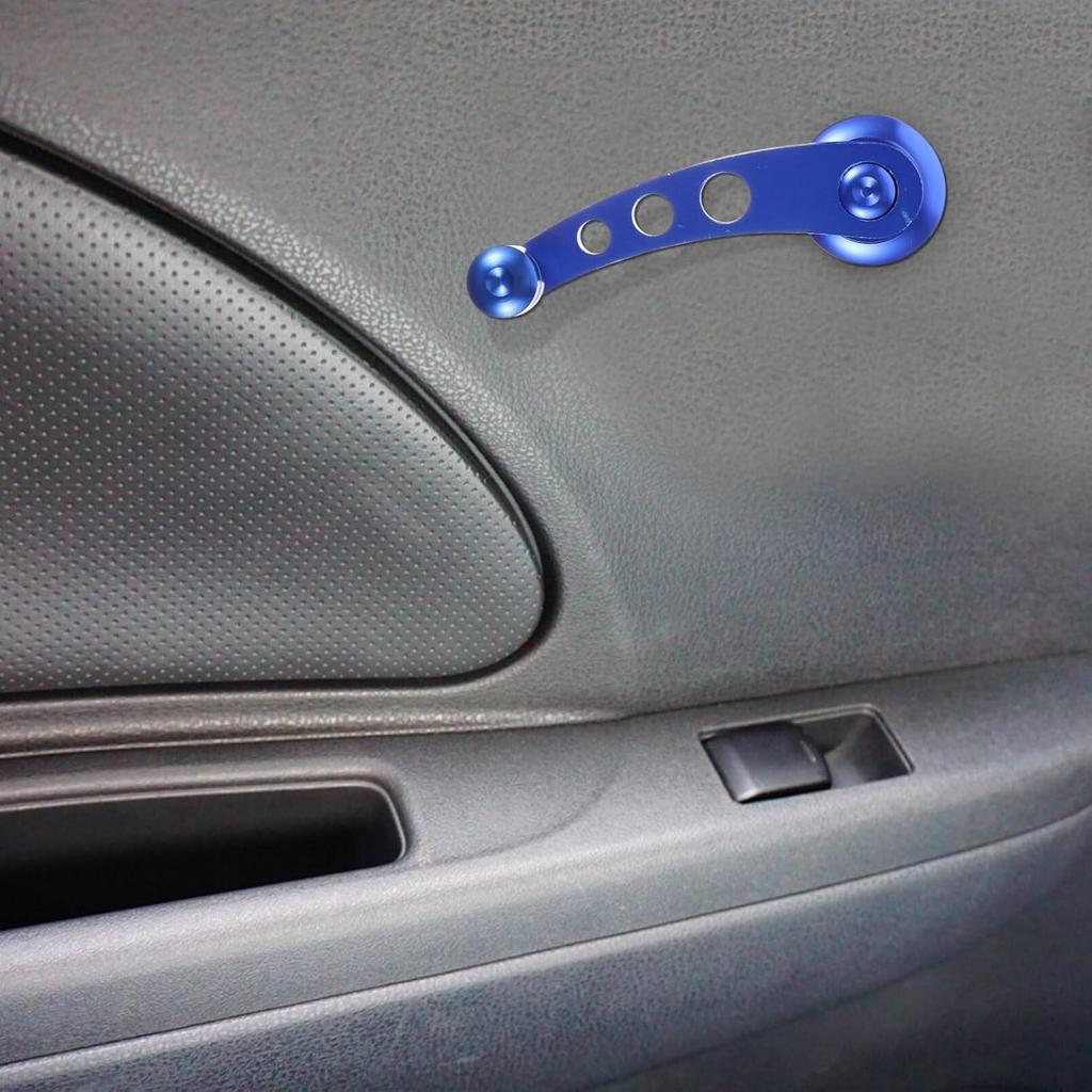 PartyKindom Car Window Handles: 2pcs Window Crank Handle Replacement Aluminum Alloy Winder Crank Riser Replacement Shake Handle for Car Door