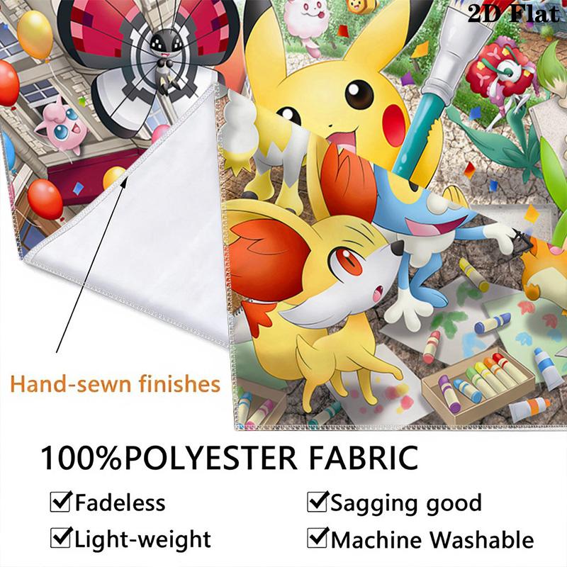 Eevee Evolution Tapestry Wall Tapestry Background Cloth Wallmounted Background Cloth Soft Atmospheric Background Cloth