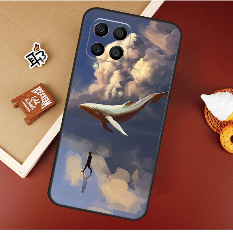 Flying Whale Magical Case For Samsung Galaxy M16 M36 M56 M06 M52 M32 M12 M54 M34 M14 M35 M55 M15 M11 M31 M13 M53
