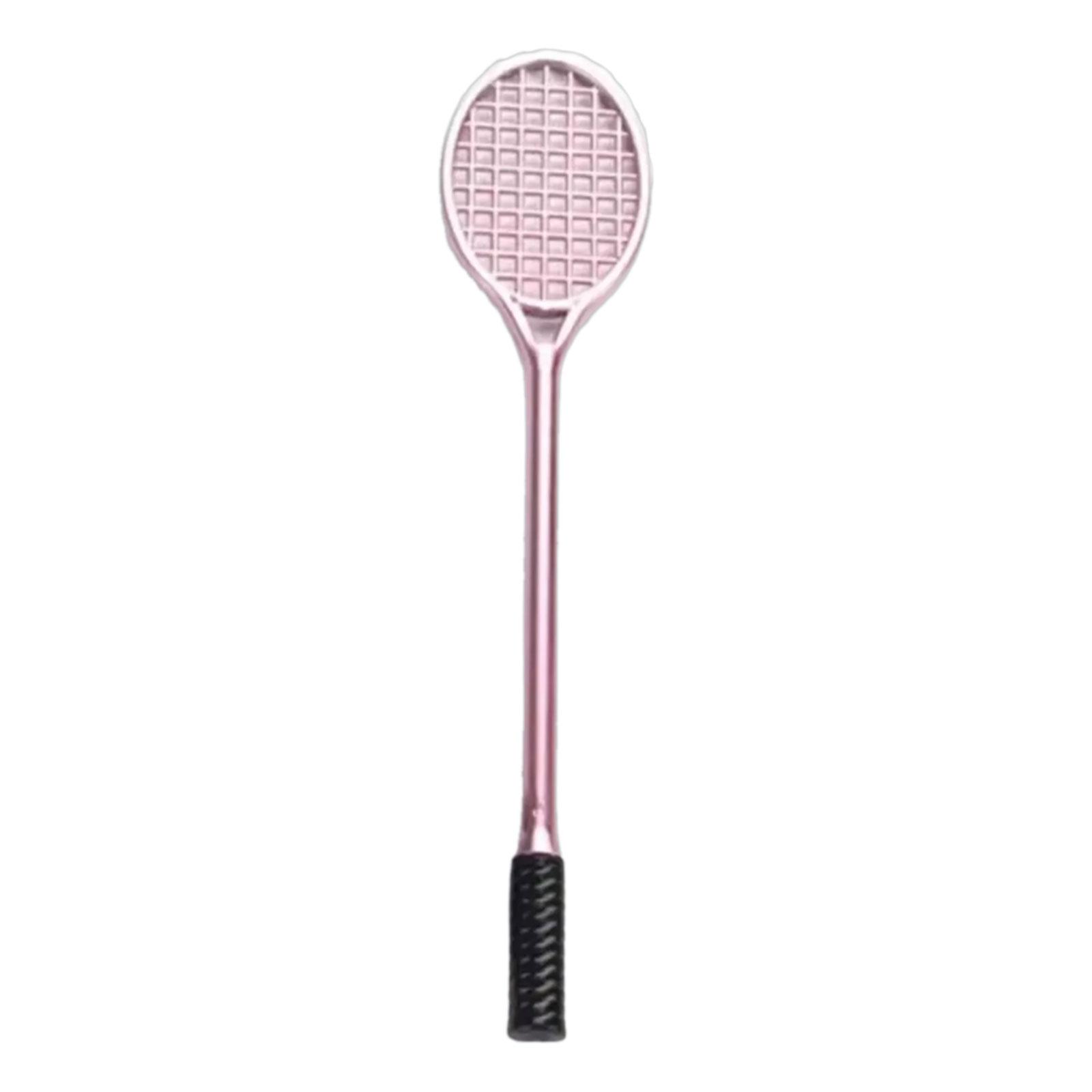 

Tennis Racket Shaped Pen Plastic Badminton Racket Writing Tool Practical Stationery for Students and Professionals 1