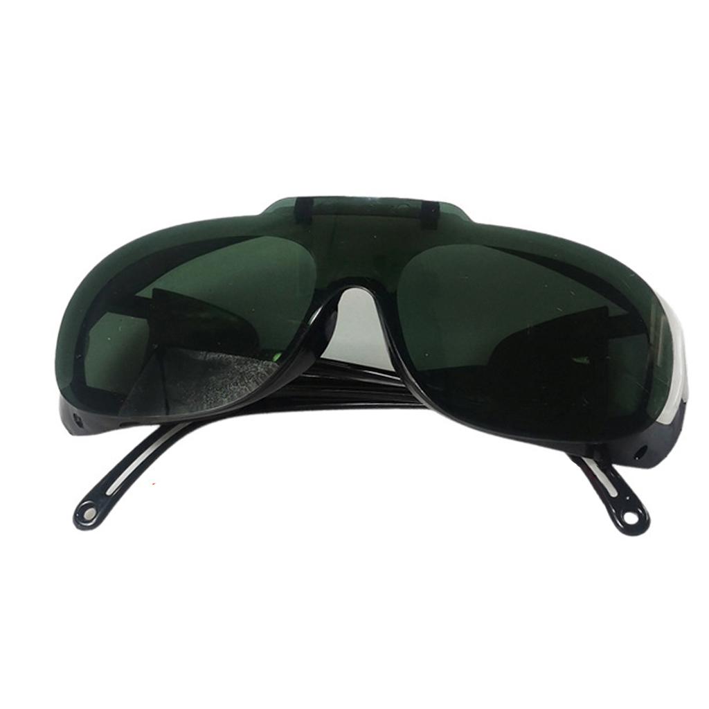 ABS Flip Up Welding Safety Glasses With Antiscratch Lens Lightweight For Radiation Protective And Helmet Compatibility