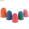 5Pcs/lot Counting Cone Rubber Thimble Protector Sewing Quilter Finger Tip Craft Needlework Sewing Accessories