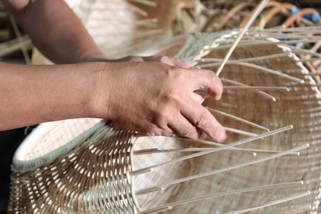 Sincere Japan Rattan Tragekorb Mine Braun SC-61BW