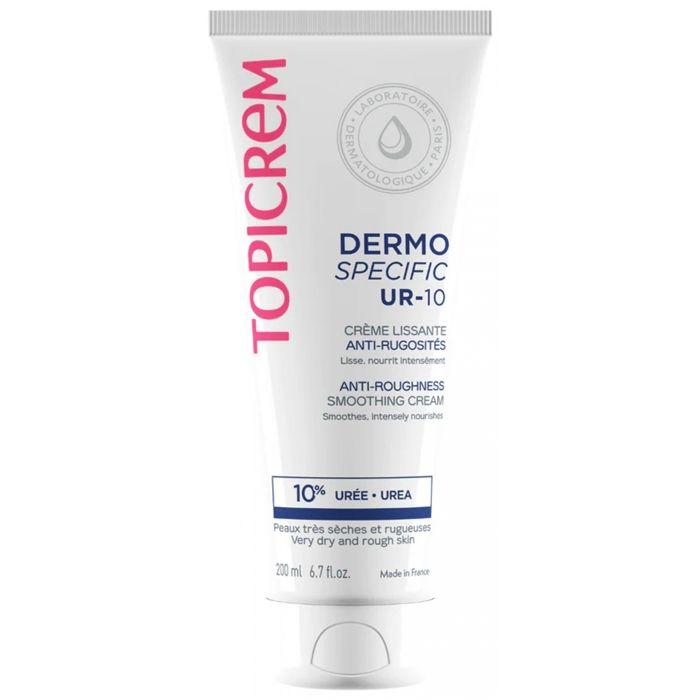 Crème Lissante Anti-Rugosités - TOPICREM - UR 10 - 200ml - 10% Urée - Peaux Très Sèches