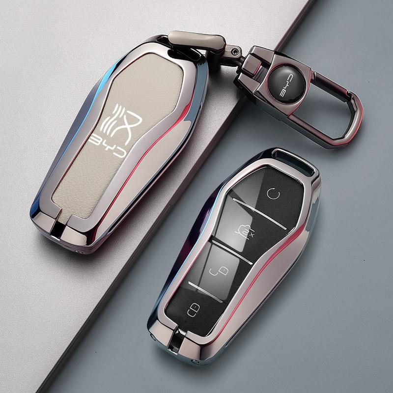 Applicable To BYD Han Key Set Han Ev Champion Version Dmi Special NFC Card Car Metal Shell Bag Buckle High-end