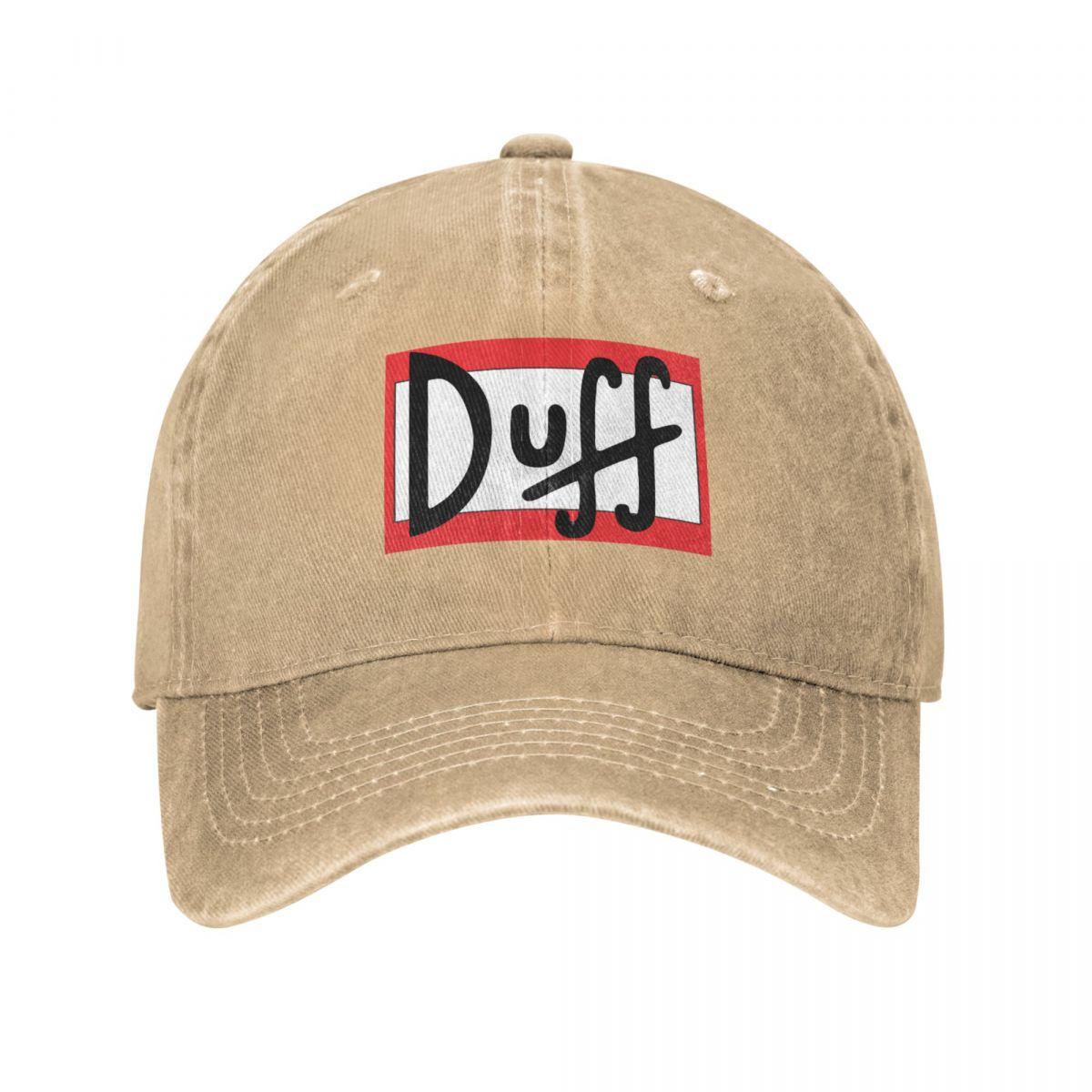 

Duff Beer Logo Unisex Baseball Caps Distressed Denim Washed Hats Cap Vintage Outdoor Running Golf Gift Headwear One Size