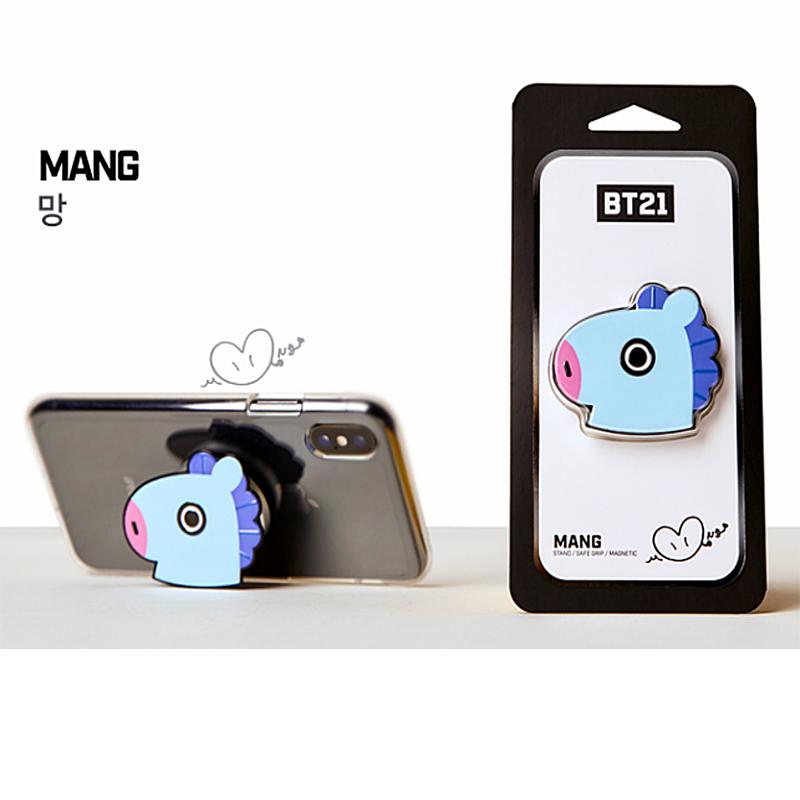 BTS BT21 Offizieller Smart Tok Handy Fingerständer Halter K-Pop Authentische Ware