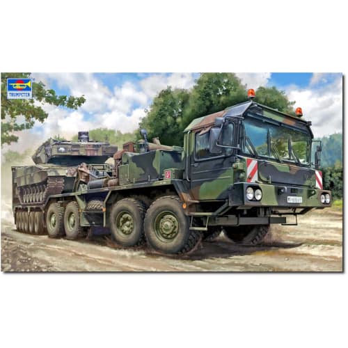 Trumpeter 1/72 German Faun Elephant SLT-56 Tank Transporter Plastic Model 07196