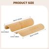 Bamboo Sauna Neck Cervical Pillow Ergonomic Handcrafted Versatile Support Waist for Dorm