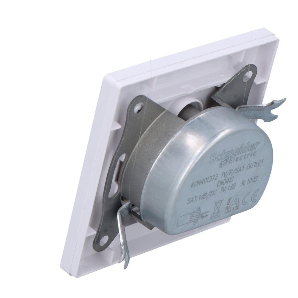 RTV-SAT terminal socket 1dB, white ASFORA