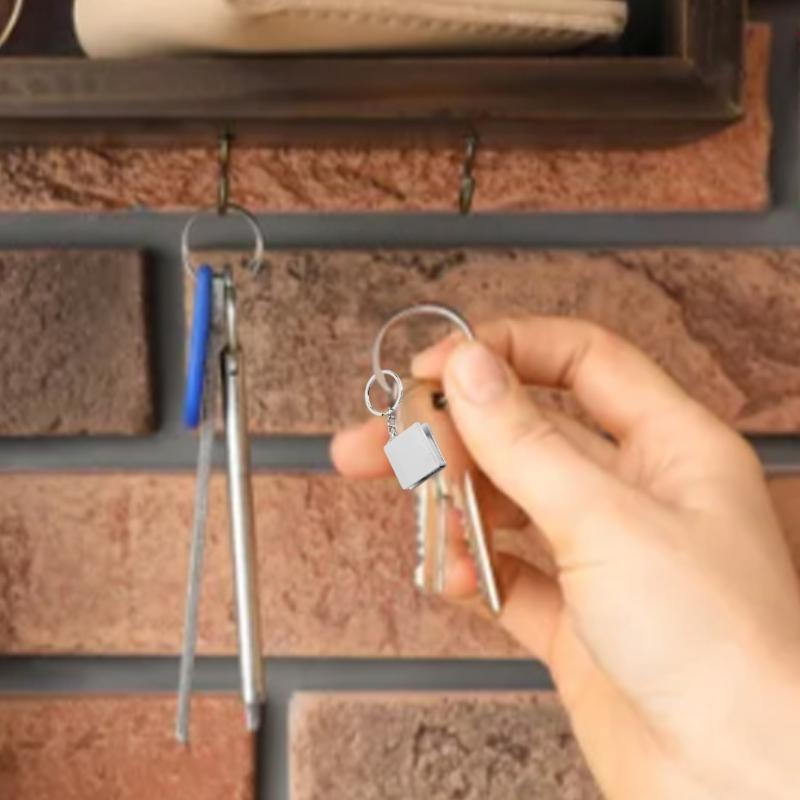 Compacts 130cm Keychain Tape Measure Strong Metal Construction Accurate Scale Measuring Tape For Construction Daily Use