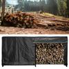 Log Rack Cover Waterproof Dustproof Firewood Storage Holders Protection for Outdoor Garden