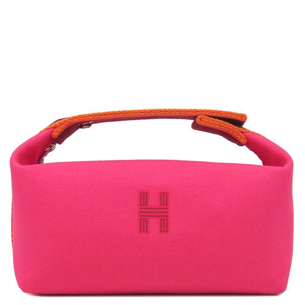 HERMES H104222M Brid A Black Brid A Black PMPouch Cotton canvas Array