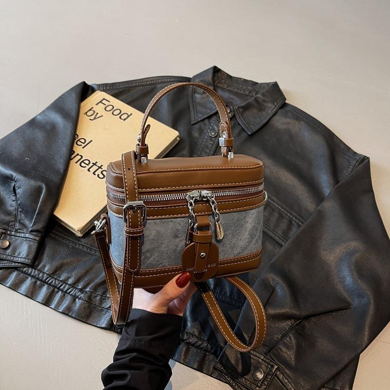 

Новая женская сумка, сумка-мессенджер, сумка через плечо, женская сумка, высококлассная универсальная коробка, косметичка. джинсовый синий