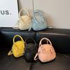 Hand-held bowling bag women's new fashion simple casual portable shell bag shoulder messenger bag