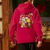 Li-Ning Trendy Sports Series Daily Gold Collection Casual Loose Hoodie Men Tops Red AWDS159-2