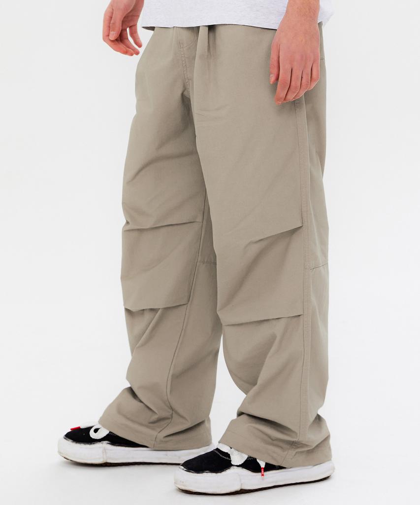 KULTE Cotton Wide Parachute Pants L.Beige