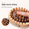Body Anti Cellulite Cushion Meridian Brush Multi-Functional Wooden Spa Air Cushion Massage Hair Comb Scalp Body Massage Brush