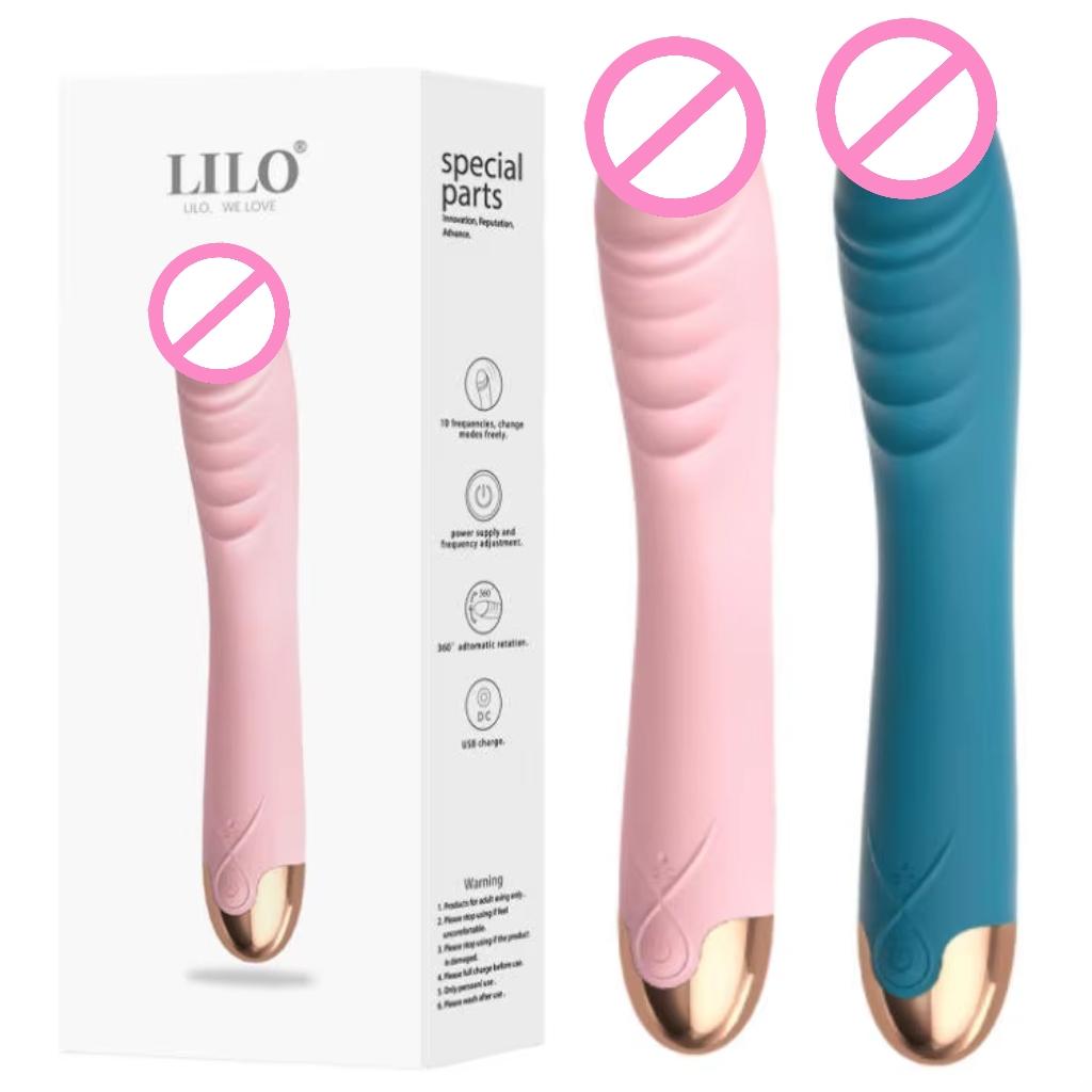 Female AV Wand Rotating Swinging Vibrator - 50dB Low Noise Orgasm Adult Sex Toy Women Masturbator for Adult Intimate Toy