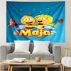 1 PZ Ape Avventura Maya Arazzo Accessori Stanza dei Giochi Arazzo, per Camera da Letto, Soggiorno, Stanza del Dormitorio Decorazione Murale Ventaglio Regali di Compleanno