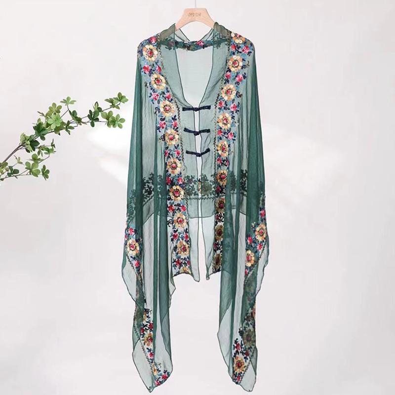 

Женский этнический стиль, летние многоцветные уличные вышивки, дорожные цветочные узоры, защита от солнца, дышащие пляжные аксессуары