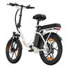 ZAZAWORK 20-inch Folding Electric Bike 250W 47Nm Motor 48V 16Ah Battery 25km/h Speed 100km Range 7 Speeds Spring Suspension Disc Brakes