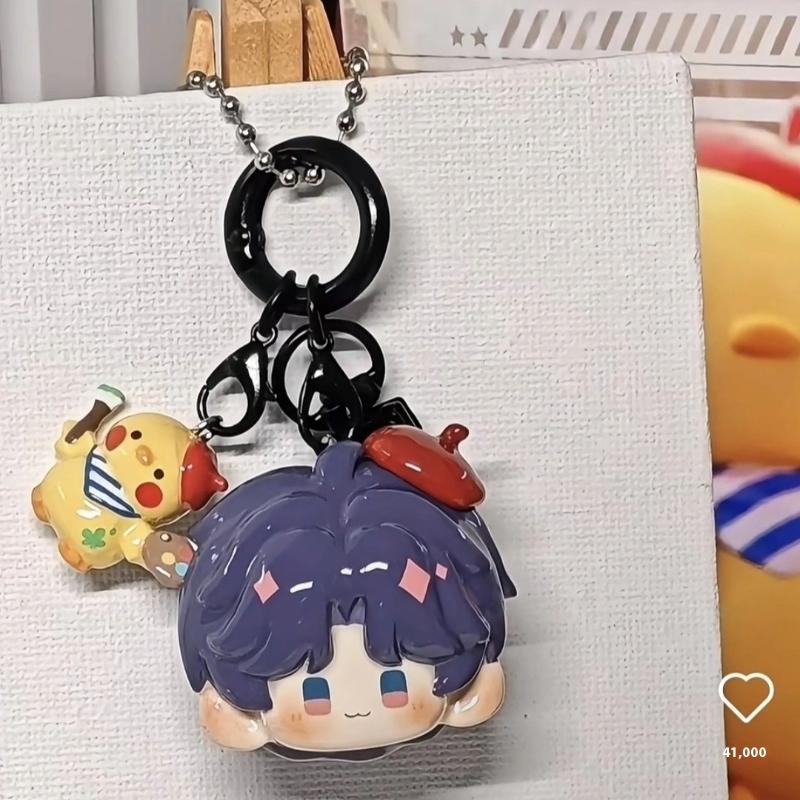 Love And Deepspace Anime Q Version Doll Pendant Keychain Mobile Ornament Backpack Decoration