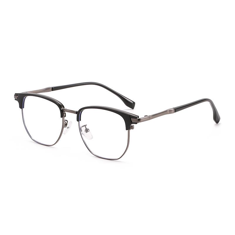 2026 TR90 Ultra-light Semi-rim Browline Blue Light Blocking Business Glasses Frame