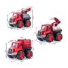 Feuerwehrfahrzeug Set Baustadt Rettung Feuerleiterwagen Tankwagen Wasserwerfer Fahrzeug Legierung+Kunststoff Spielzeug Für Kinder