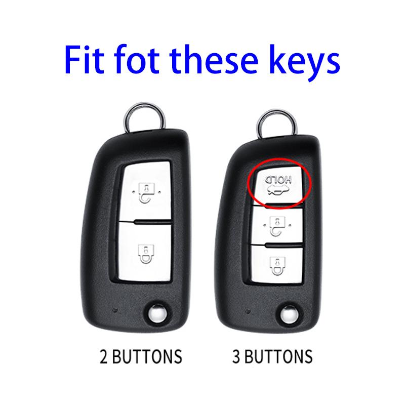 2/3 Buttons NEW Soft TPU Key Cover Case for Nissan Sunny Juke Cefiro A32 Kashkay J11 Qashqai Switch X-trail Car Key Case Shell