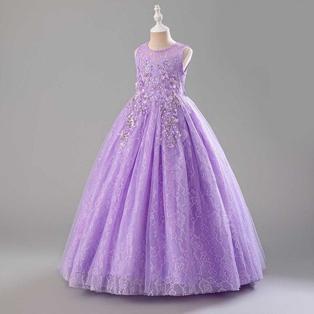 Girls Princess Gown Performance