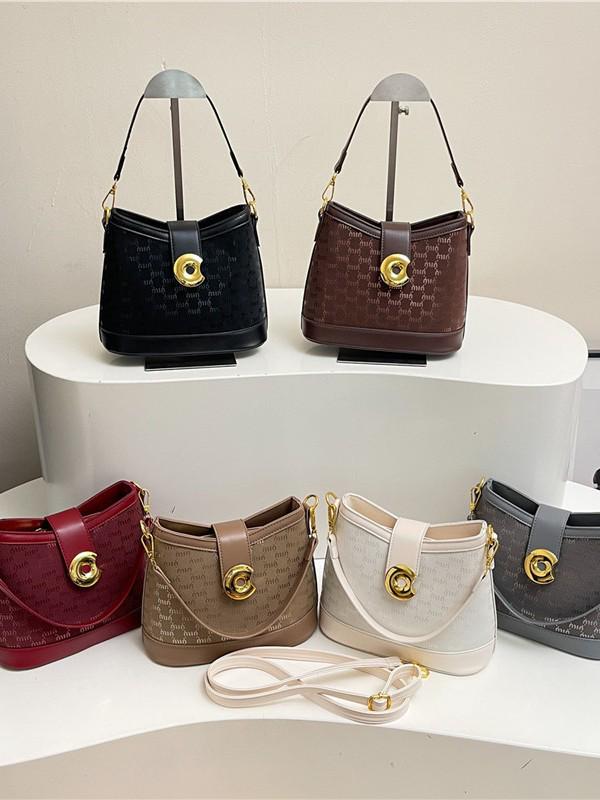 Женская плетёная сумка-кроссбоди тоут - Осенний тренд 22x18x11 cm серый