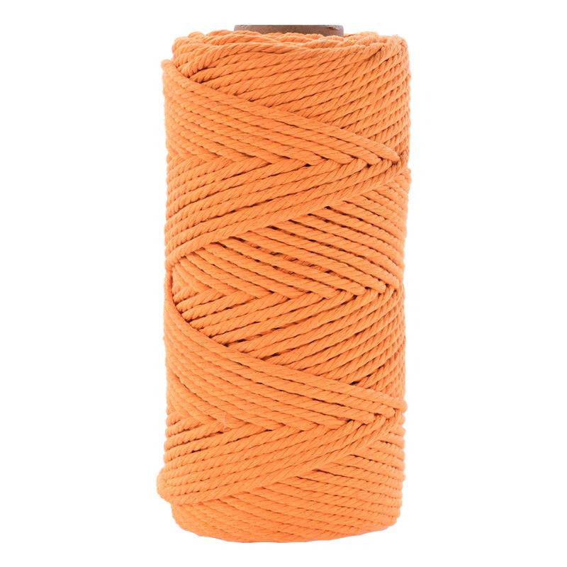 4mm 300m Colored Hand-Woven Cotton Rope for DIY Tapestry and Ornaments