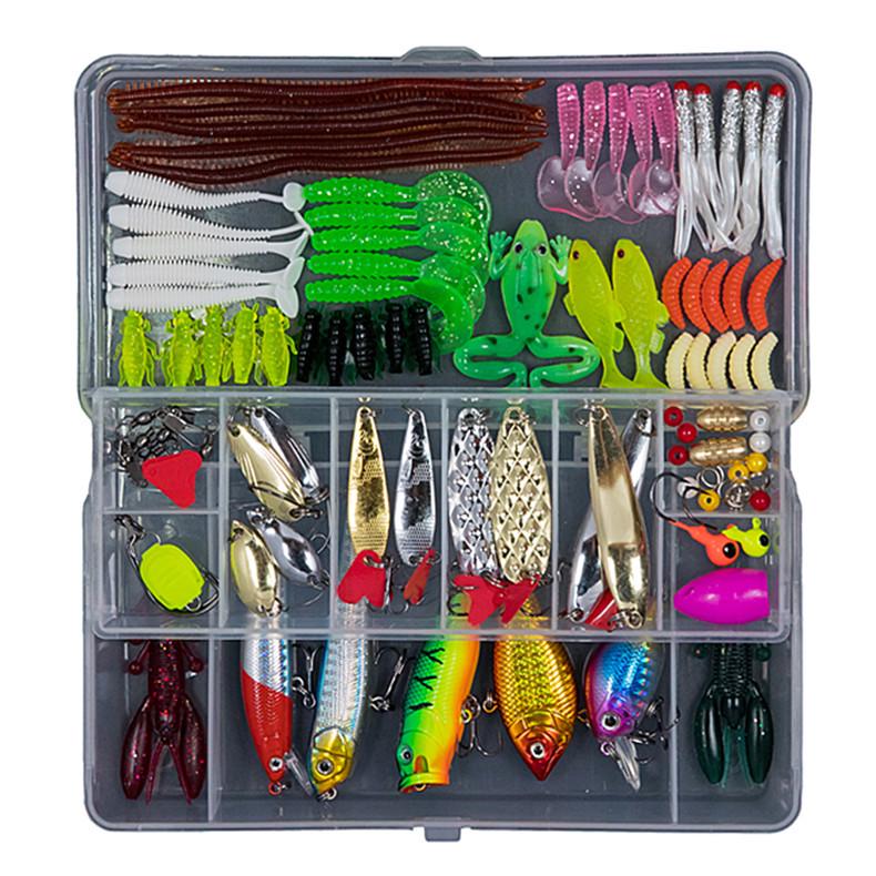 

Классический набор приманок: Приманки для пресной и соленой воды - Блесна на жереха, Мягкие приманки, Thunder Frog, Воблеры-минноу