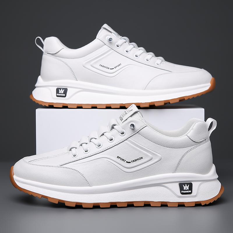 Mode Hohe Qualität Marke Herren Echtleder Freizeitschuhe Dicksohlige Verschleißfeste Outdoor Wanderschuhe Schlichte Herren Oxford Schuhe