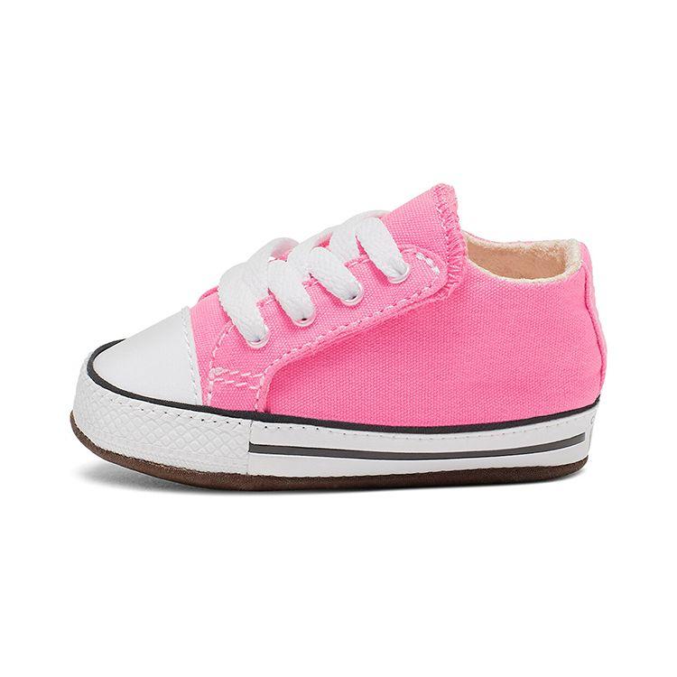 Converse Chuck Taylor All Star Crib Sneakers Comfortable Daily Low Top Baby Sneaker Pink 865160C