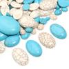 10pcs/Lot Oval Turquoises Cabochons Cameo For Jewelry Making Natural Stone Beads Cabochon Flatback Cabochon DIY Necklace Rings