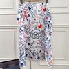 Bow Y2k Print Turban All-match Small Square Scarf Exquisite Printed Headscarf  Outdoor