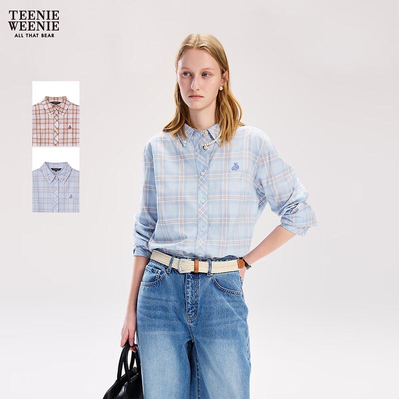 Teenie Weenie Women s Collegiate Plaid Shirt L