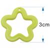 10/20Pcs 30mm Acrylic Transparent Star Pendant Loose Spacer Beads for DIY Jewelry Bracelet Earring Necklace Making Accessories