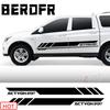 Car Sticker For Ssangyong Actyon Sport AX5 Truck Door Side Stripes Style Decals Vinyl Cover Auto Tuning DIY Accessories