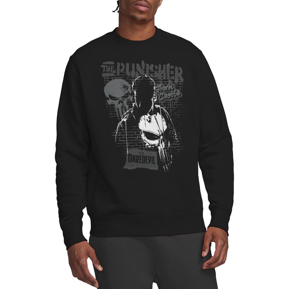 Daredevil Unisex Adult Born Again Punisher Graffiti Sweatshirt