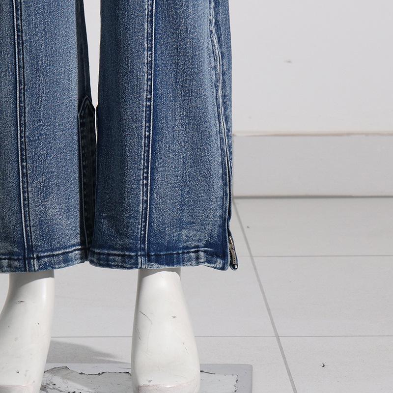 2025 Women's Japanese Retro High-Waist Patchwork Jeans