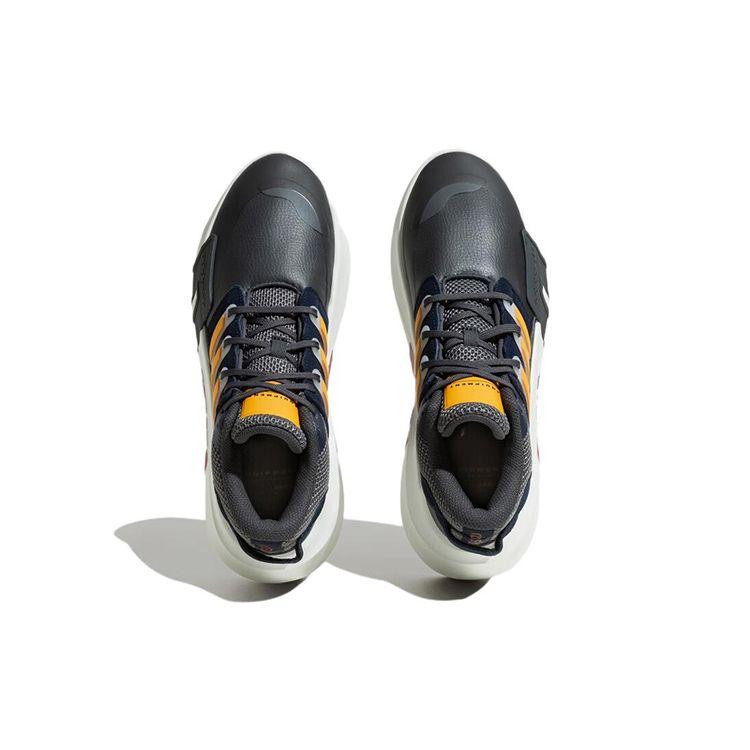 Adidas Originals Eqt Bask Adv V2 Comfortable Mid-Top Casual Running Shoes Unisex Sneakers Black Yellow ID4072