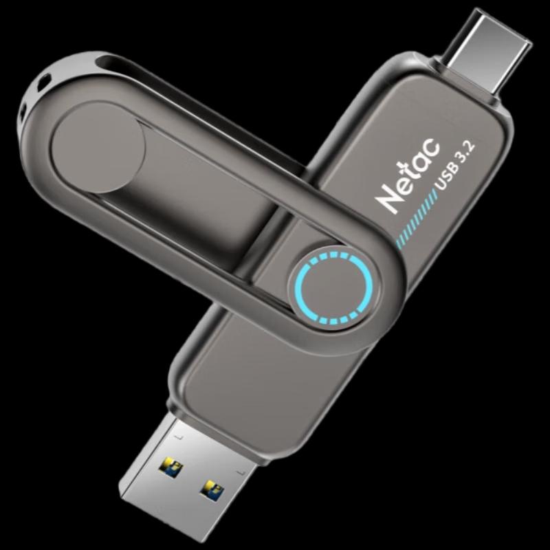 Netac US7 Dual-Interface USB 3.2 Type-C Flash Drive