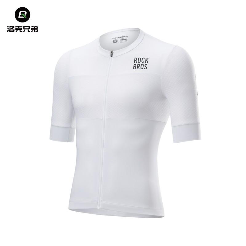 ROCKBROS Mens Cycling Jersey Short Sleeve Breathable Mountain Road Bike Shirt Summer Sportwear