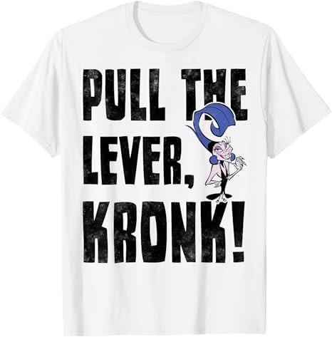 Emperors New Groove Pull The Lever White TShirt S