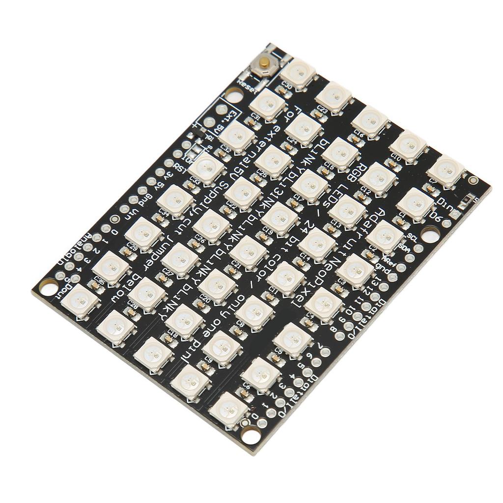 WS2812B 5050 RGB LED mit integriertem Treiber 5x8 40 Bits Vollfarb-Licht-Entwicklungsplatine für Hotel
